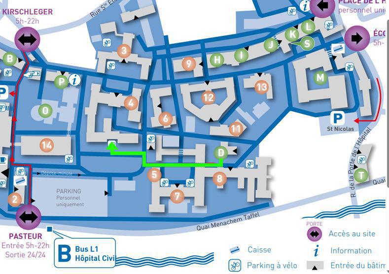 Déménagement provisoire de la Permanence d’Accès aux Soins de Santé (PASS) des HUS