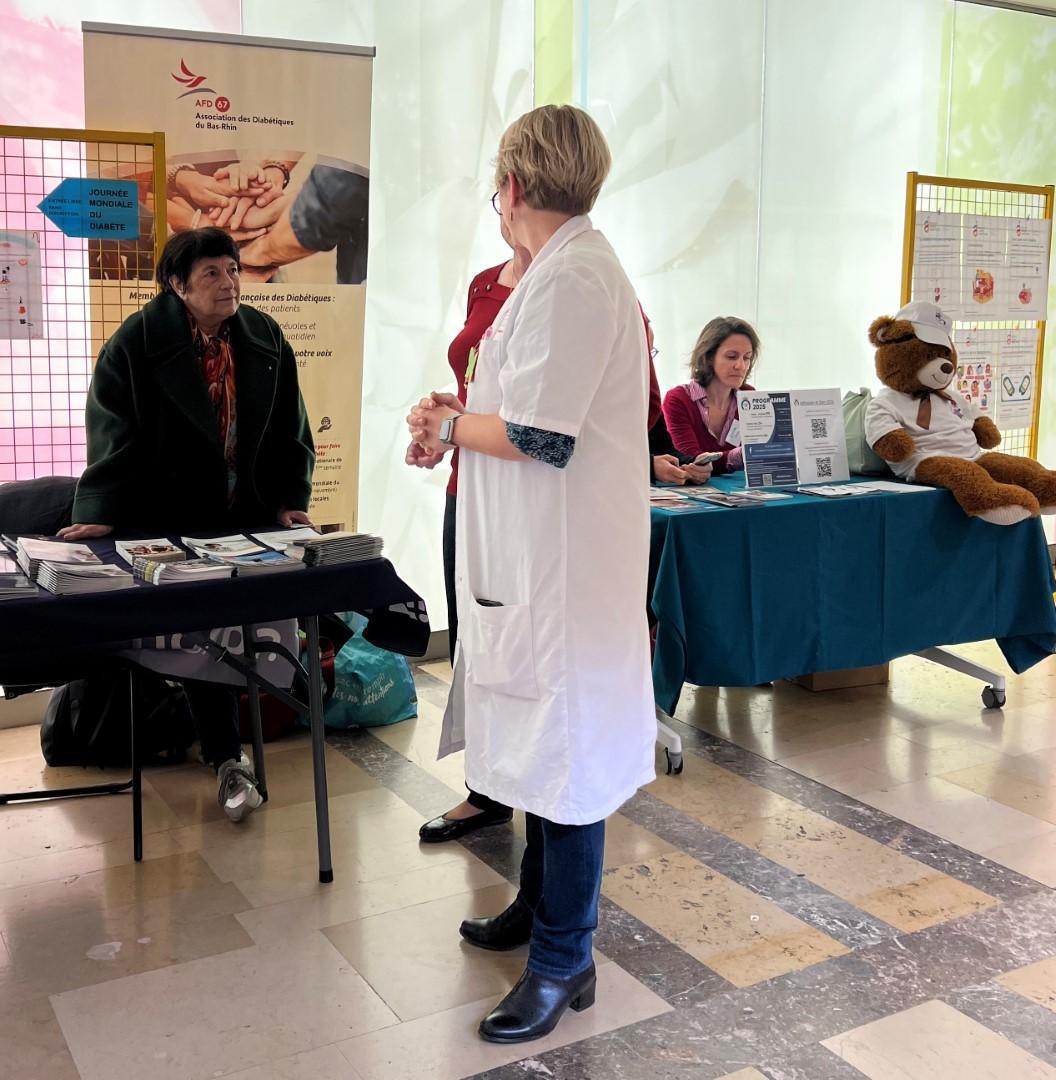 Le service de diabétologie des HUS mobilisé pour la Journée mondiale du diabète