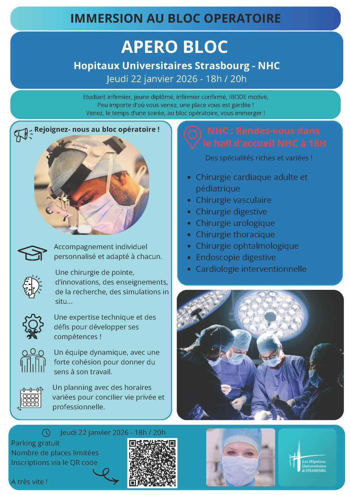 APÉRO-BLOC : Immergez-vous au bloc opératoire