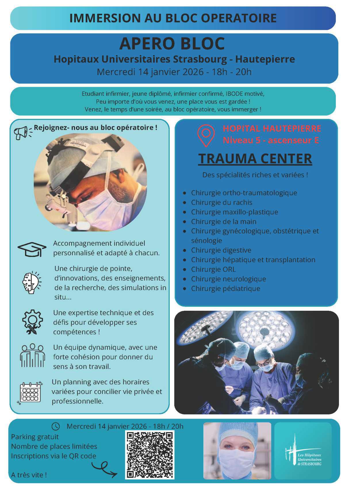 APÉRO-BLOC : Immergez-vous au bloc opératoire