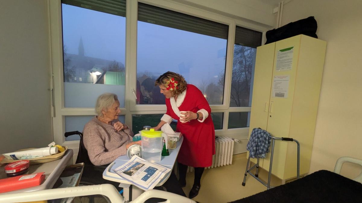 Retour sur les festivités de Noël du service de Soins Médicaux et de Réadaptation