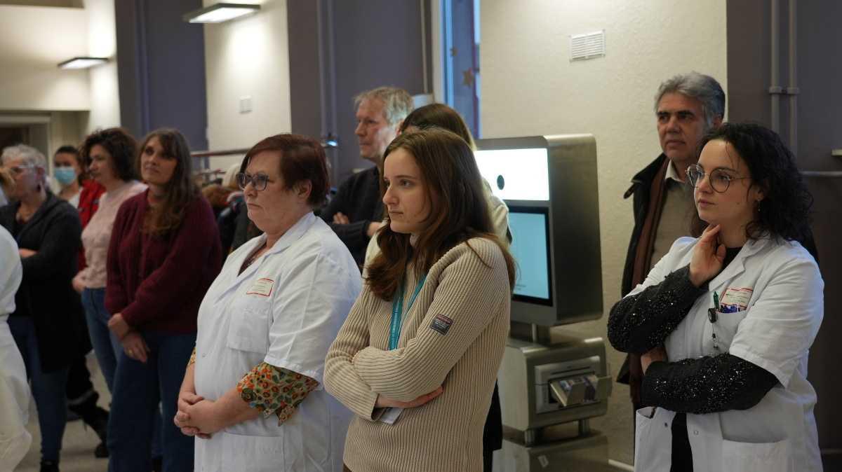 Cérémonie des voeux adressés aux personnels des HUS sur le site de la Robertsau