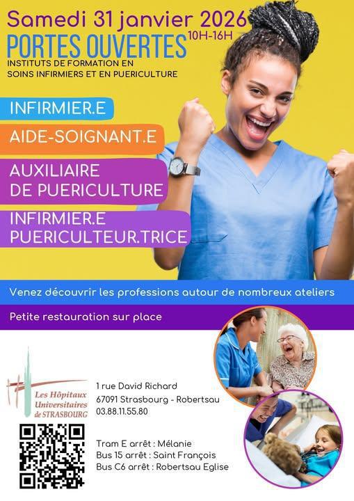Journées portes ouvertes - Instituts de Formation en Soins Infirmiers et en Puériculture