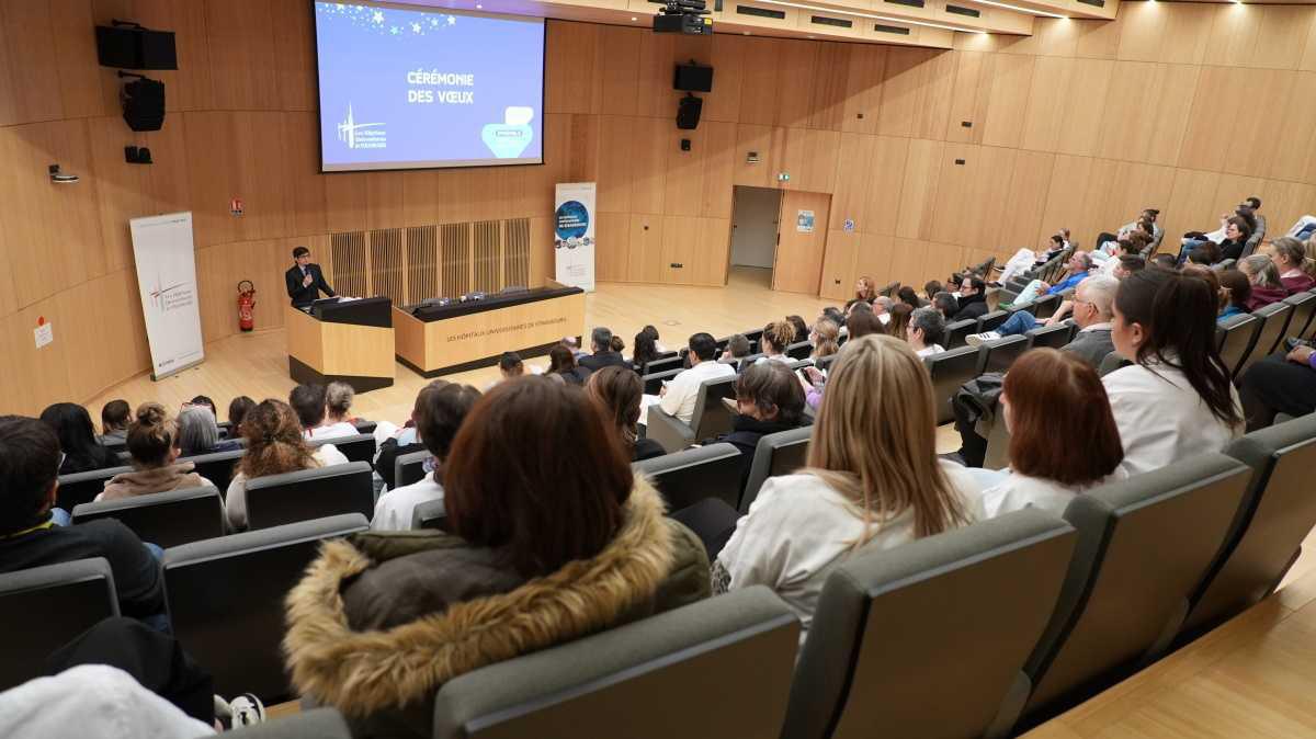 Cérémonies des vœux aux Hôpitaux Universitaires de Strasbourg