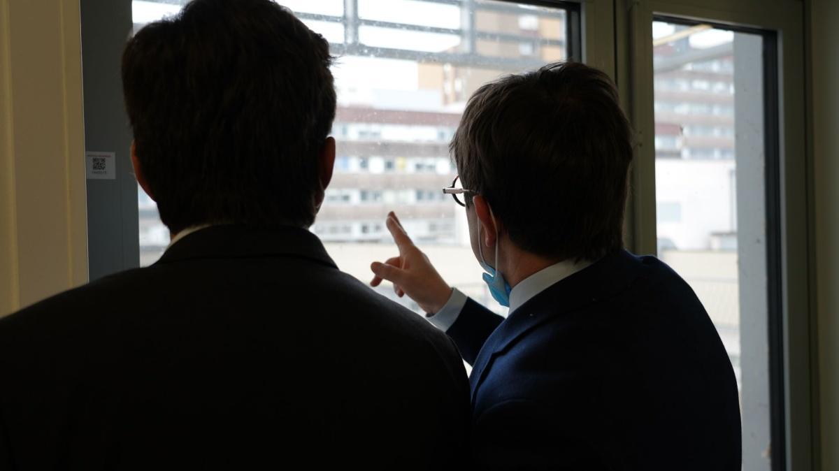 Le président de la FHF visite les activités de cancérologie des HUS