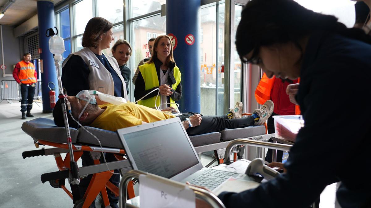 Simulation d'afflux massif de victimes : les HUS renforcent leur préparation opérationnelle