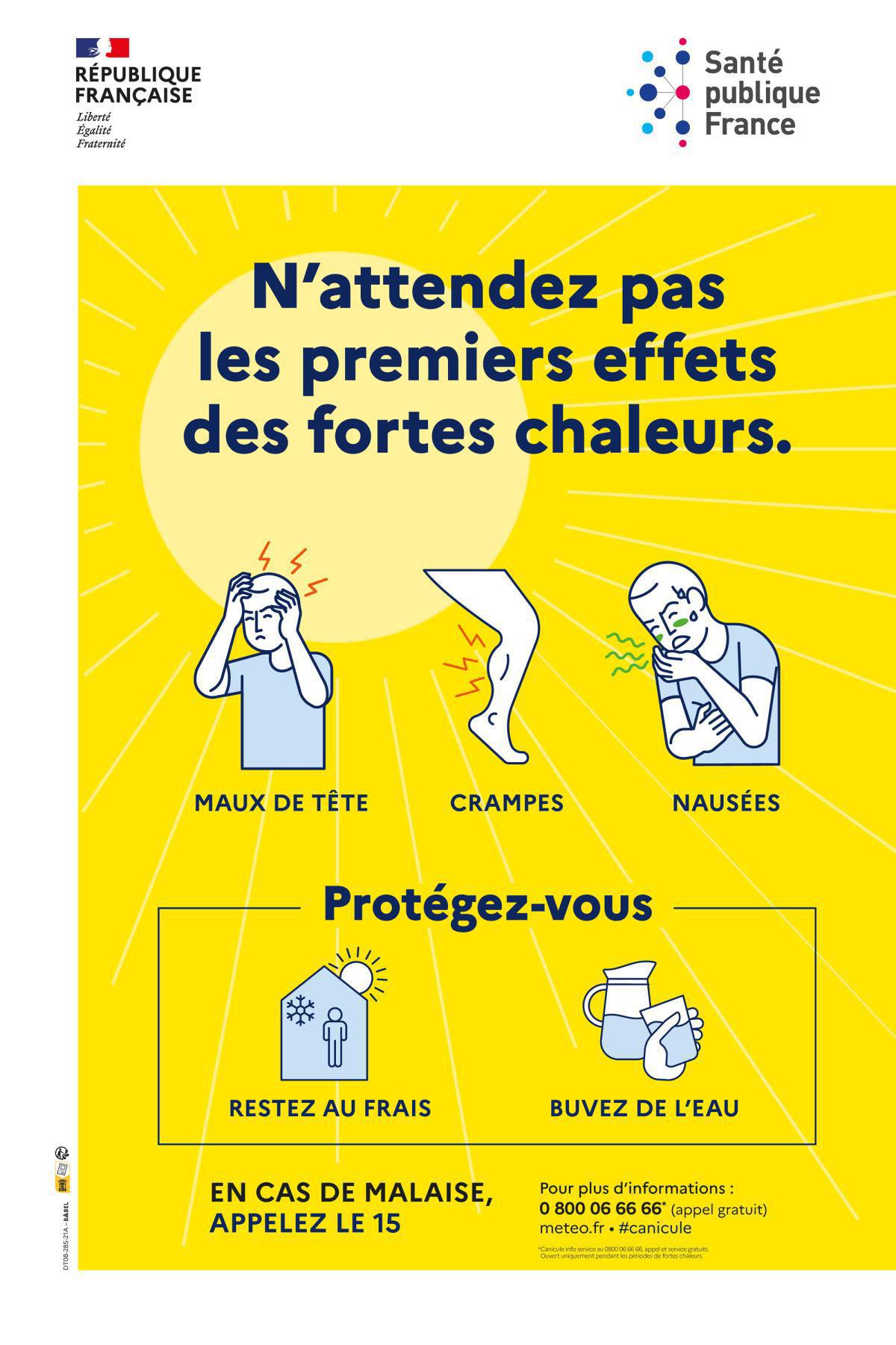 Précautions à prendre lors des fortes chaleurs