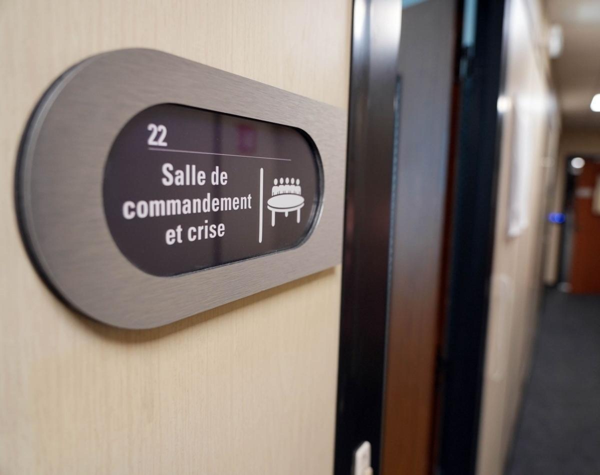 Inauguration de la salle de commandement et de crise docteur Damien HEITZ