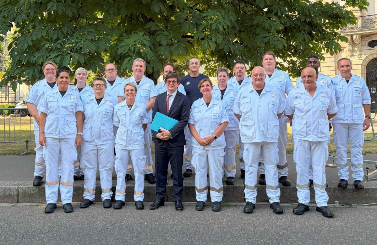 Défilé de la fête nationale à Strasbourg : une première pour les HUS