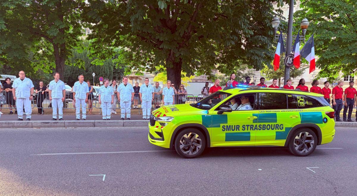 Défilé de la fête nationale à Strasbourg : une première pour les HUS