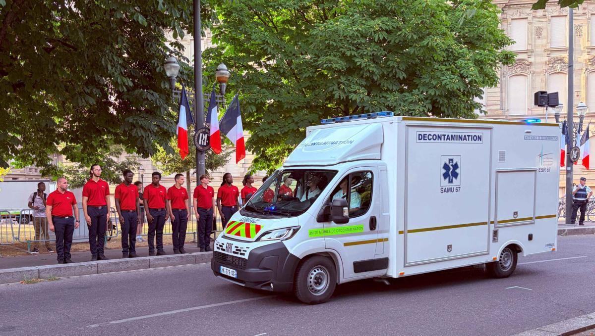 Défilé de la fête nationale à Strasbourg : une première pour les HUS