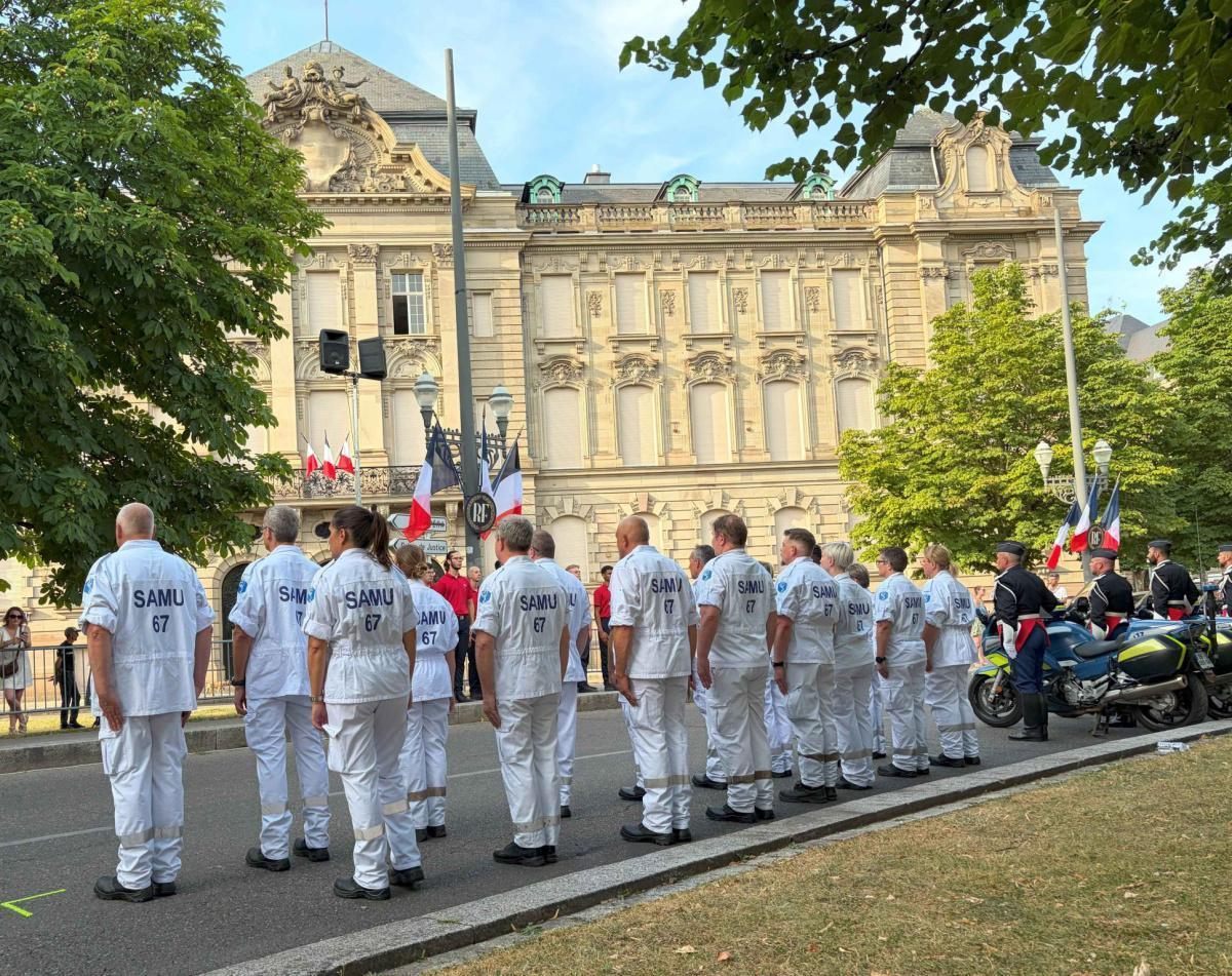 Défilé de la fête nationale à Strasbourg : une première pour les HUS