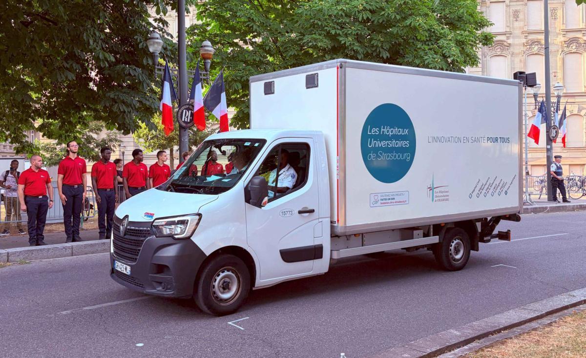 Défilé de la fête nationale à Strasbourg : une première pour les HUS