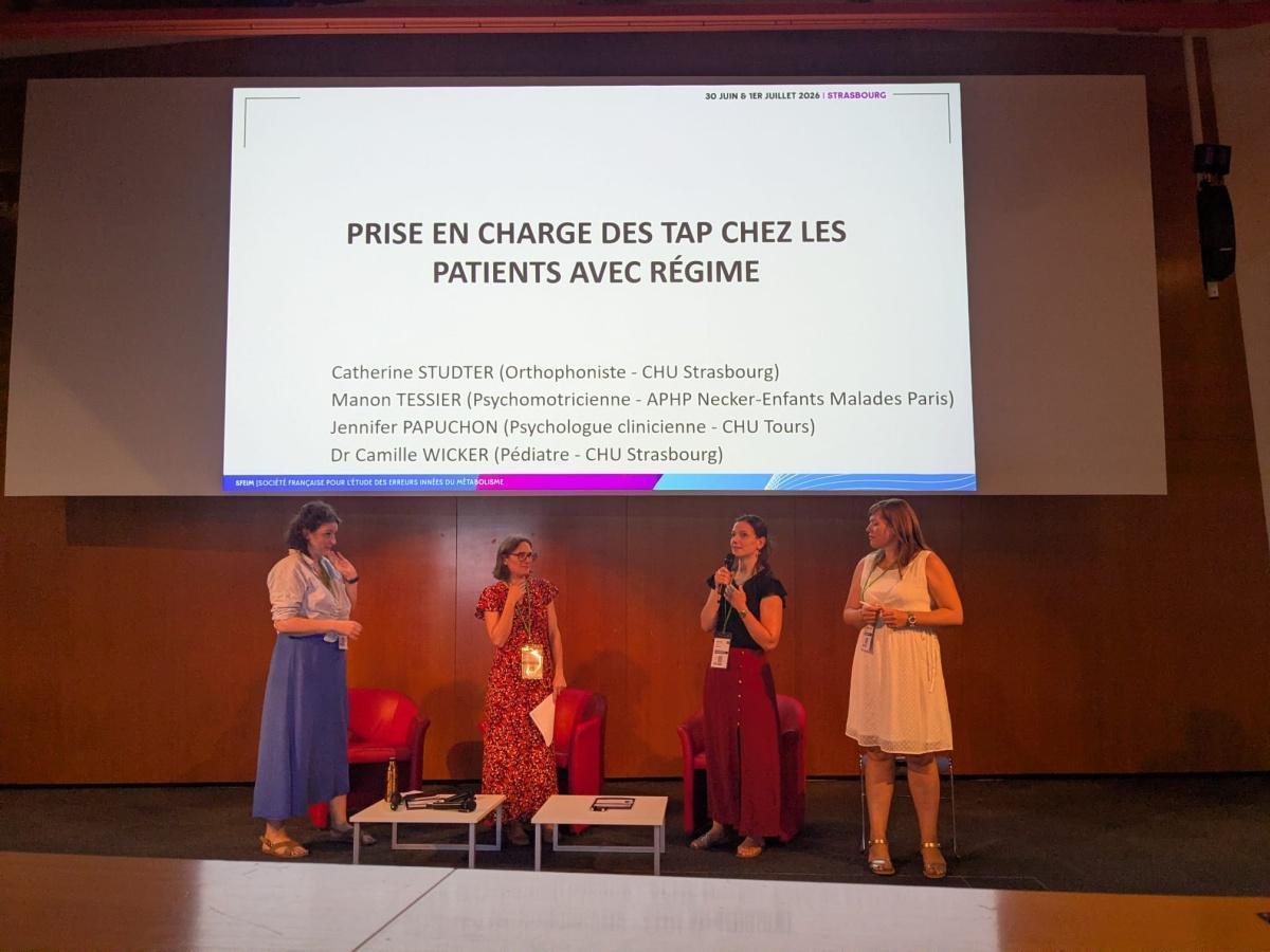 Retour sur le congrès de la Société française d'Erreurs innées du Métabolisme à Strasbourg