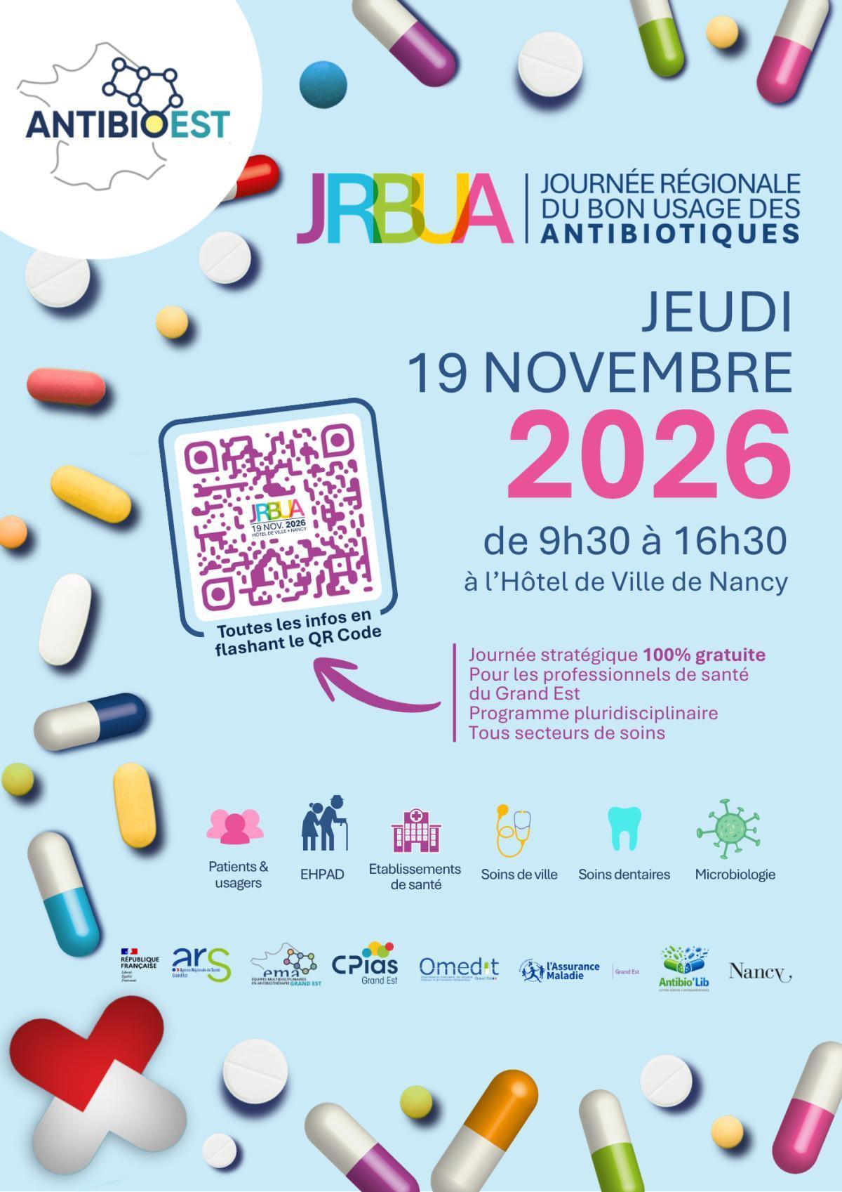 7e Journée Régionale du Bon Usage des Antibiotiques (JRBUA)