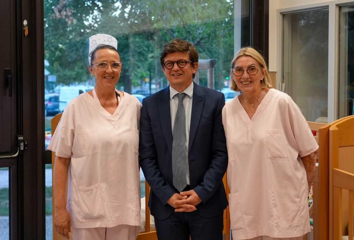 Inauguration de la crèche rénovée du site de Hautepierre