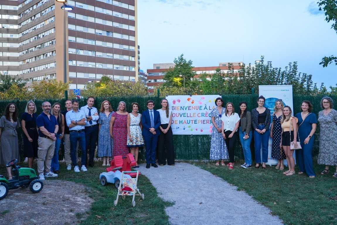 Inauguration de la crèche rénovée du site de Hautepierre