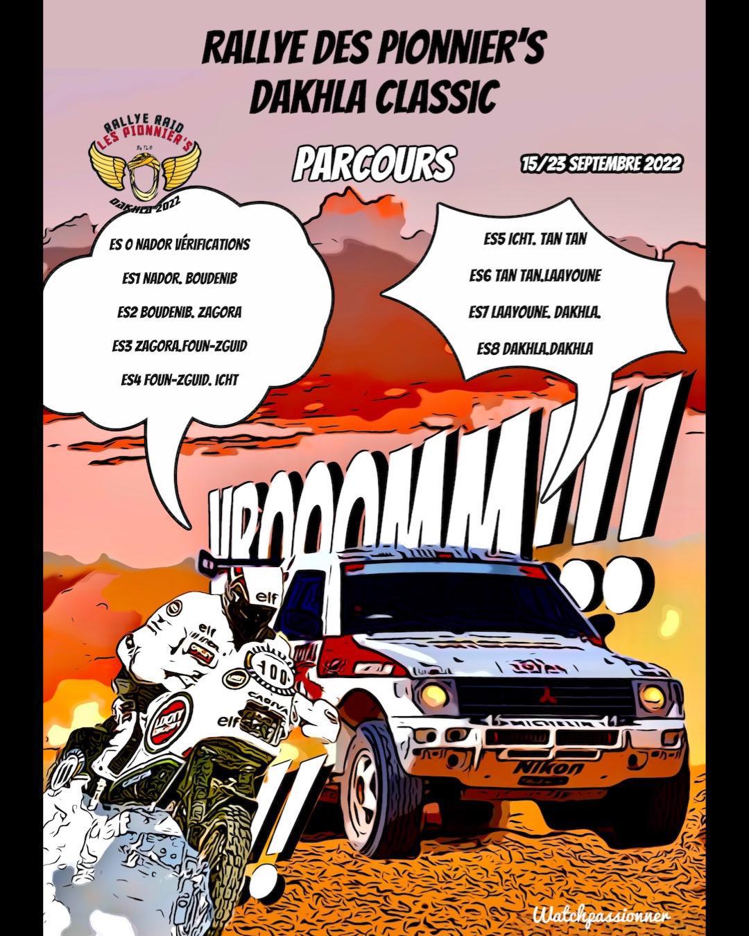 Rallye des Pionniers PARIS-DAHKLA 2022