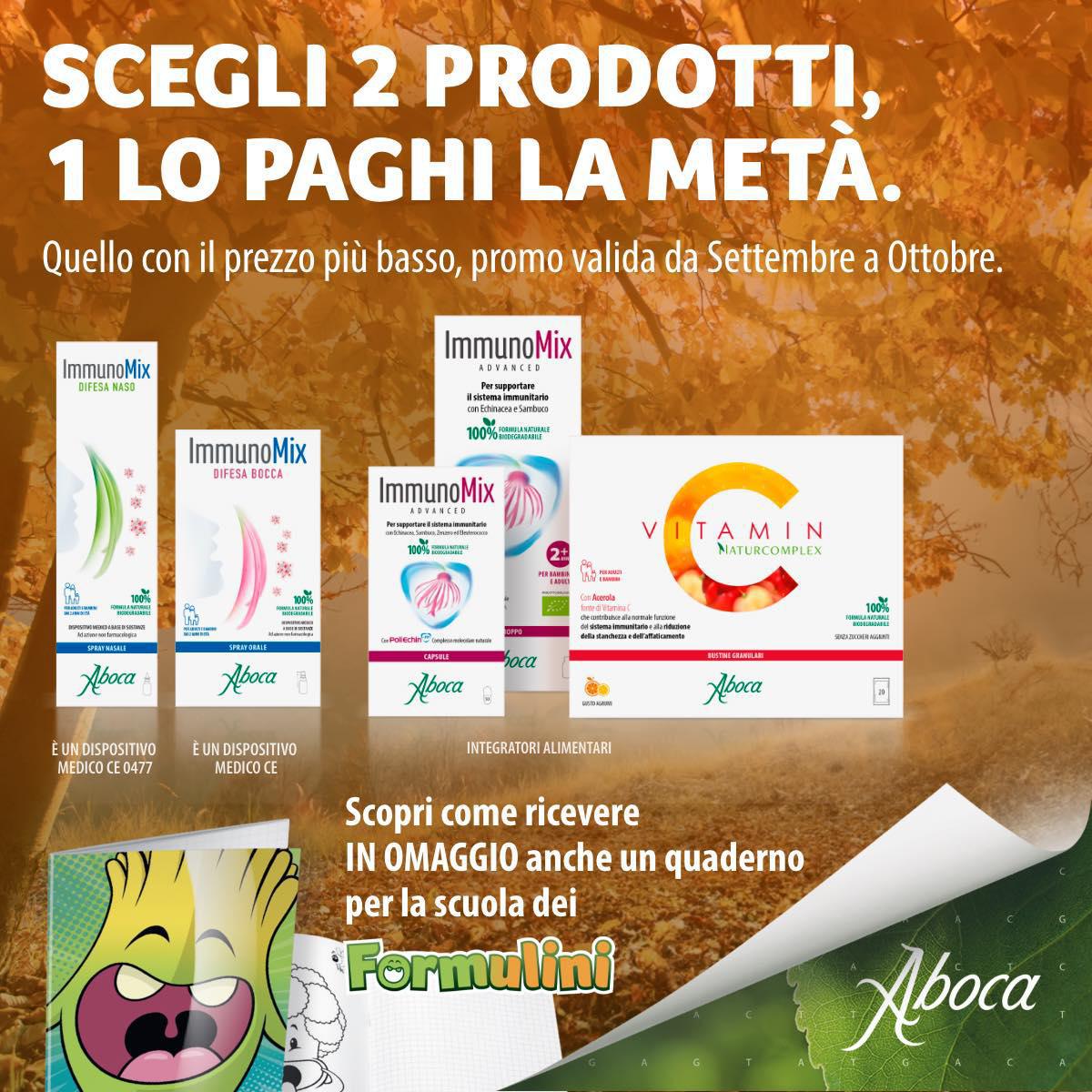 Promozione Aboca immunostimolanti