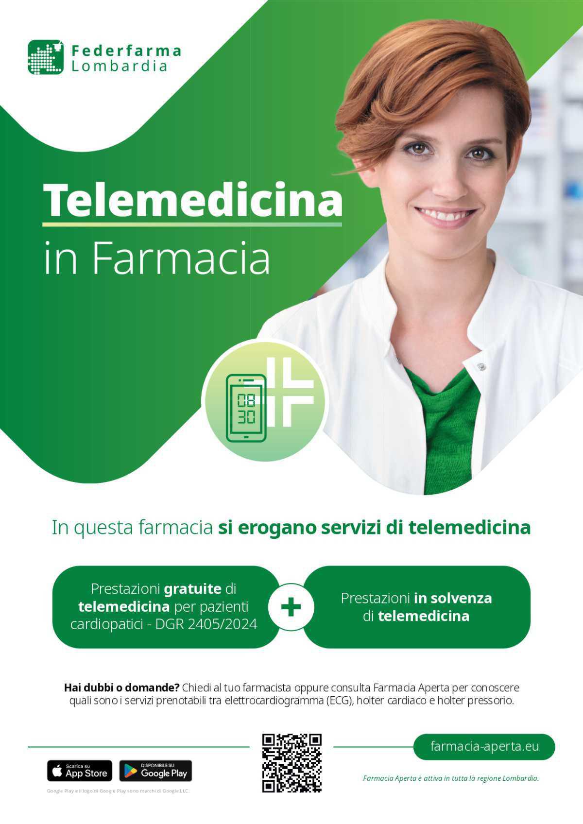 Telemedicina in farmacia! Telemedicina in farmacia!