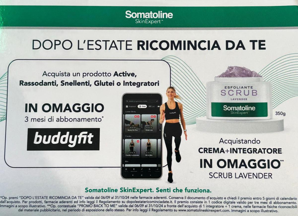 Dopo l'estate ricomincia da te! Promo Somatoline