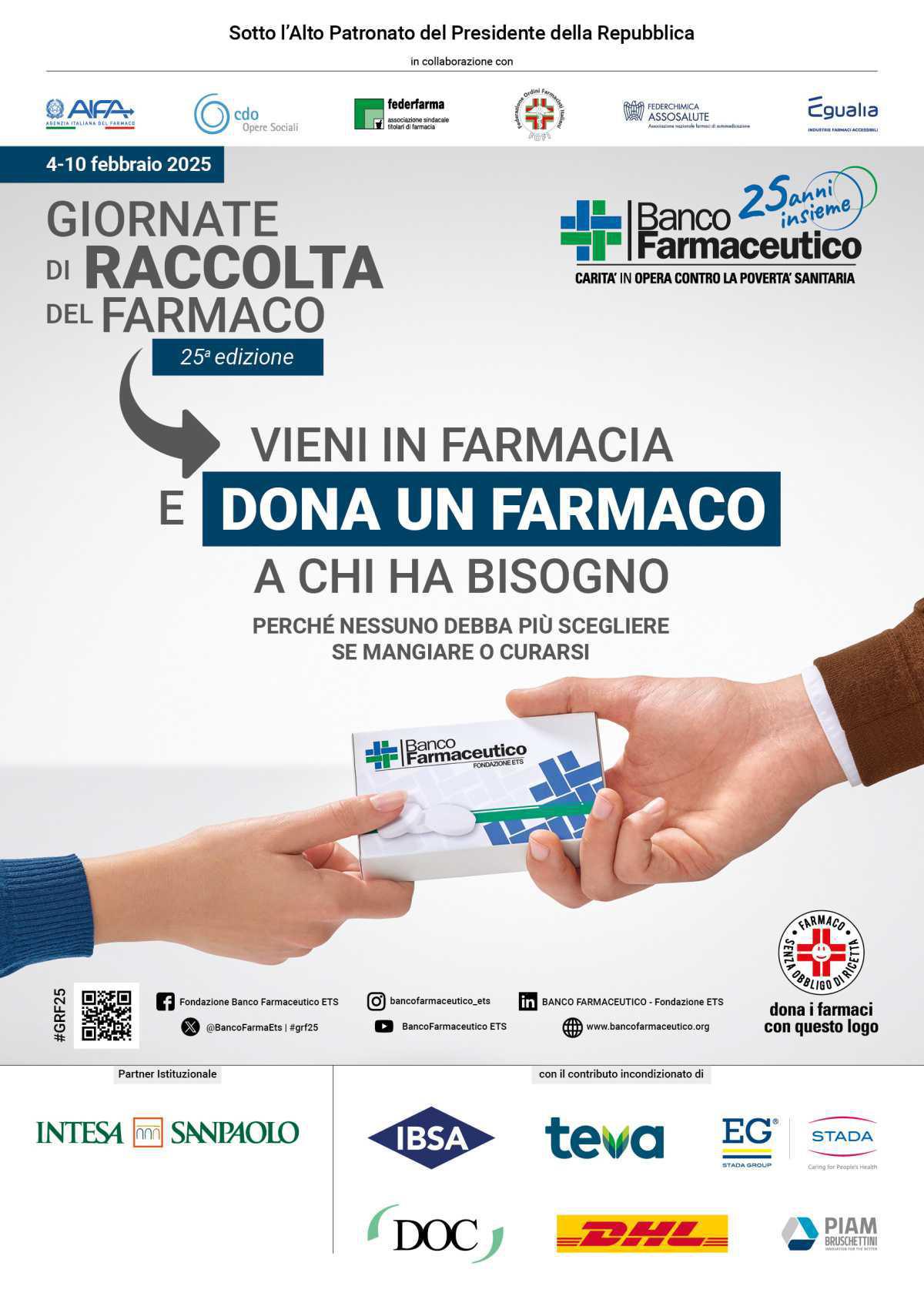 25a Giornata del Banco Farmaceutico 2025