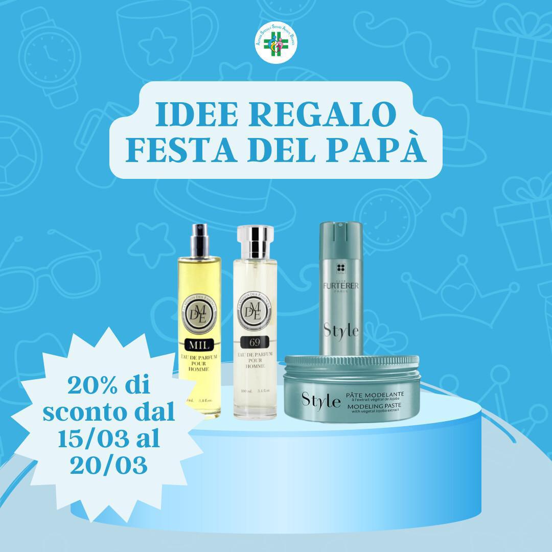 Promozione festa del papà 20% di sconto