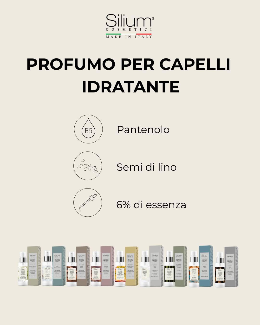 Profumi per capelli Silium