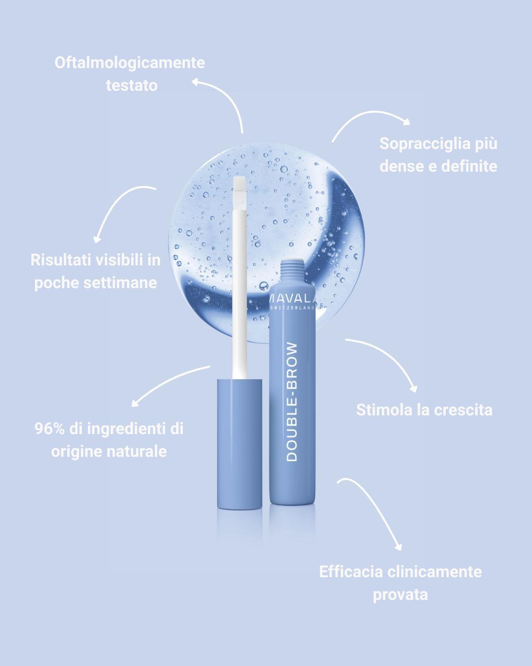 Double-Brow, il Siero Sopracciglia Doppia Azione