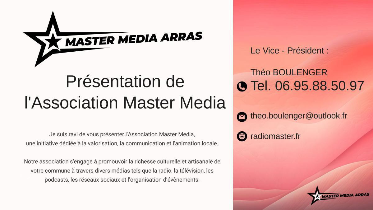 Découvrez MASTER MEDIA ARRAS  Découvrez MASTER MEDIA ARRAS