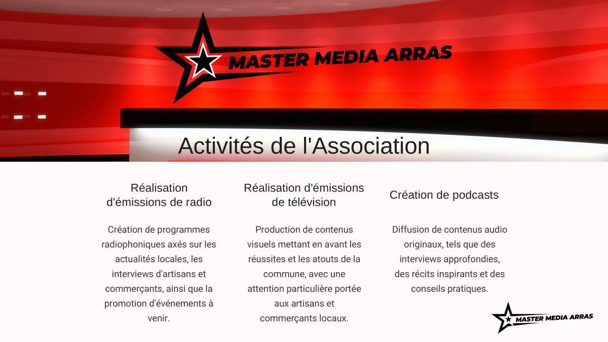 Découvrez MASTER MEDIA ARRAS  Découvrez MASTER MEDIA ARRAS