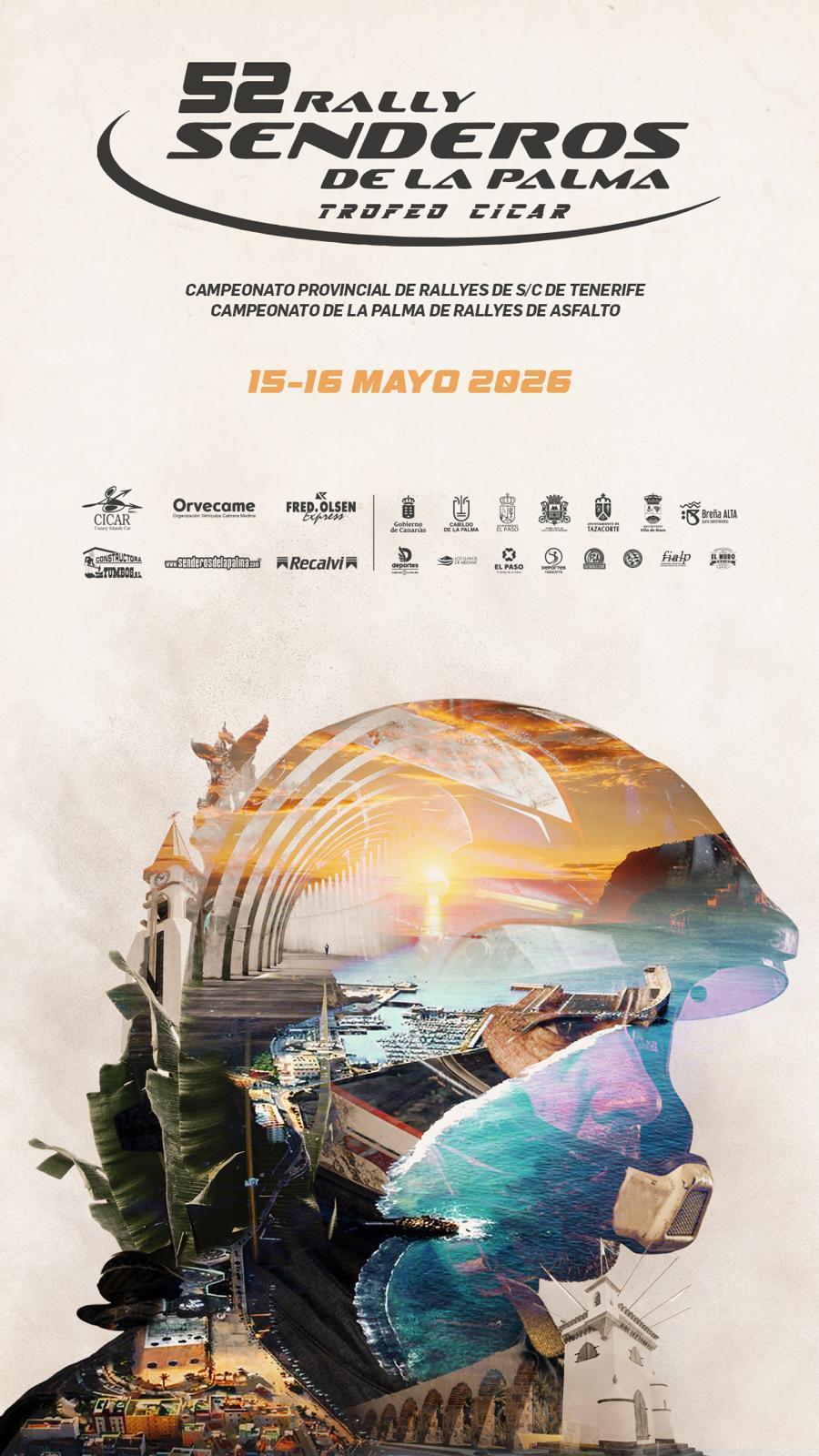 El 52 Rally Senderos de La Palma – Trofeo CICAR anuncia un recorrido espectacular El 52 Rally Senderos de La Palma – Trofeo CICAR anuncia un recorrido espectacular