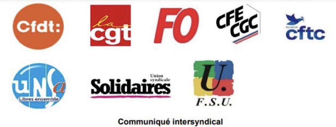 Communiqué intersyndical 