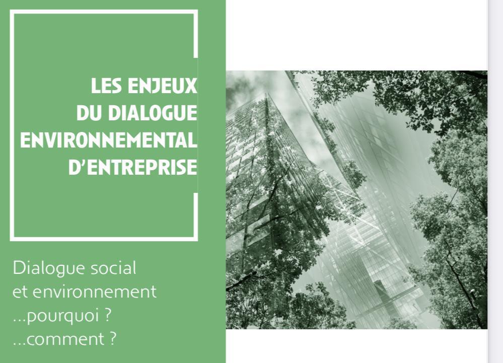 Les enjeux du dialogue environnemental d'entreprise Les enjeux du dialogue environnemental d'entreprise