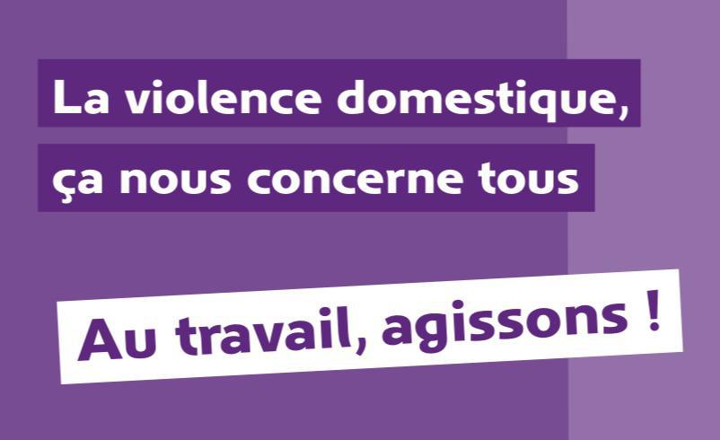 La violence domestique ça nous concerne tous !!