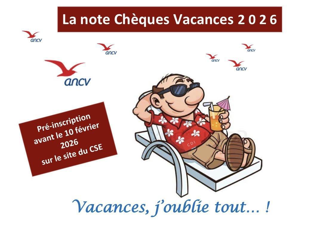Gan ass : note chèques vacances 2026