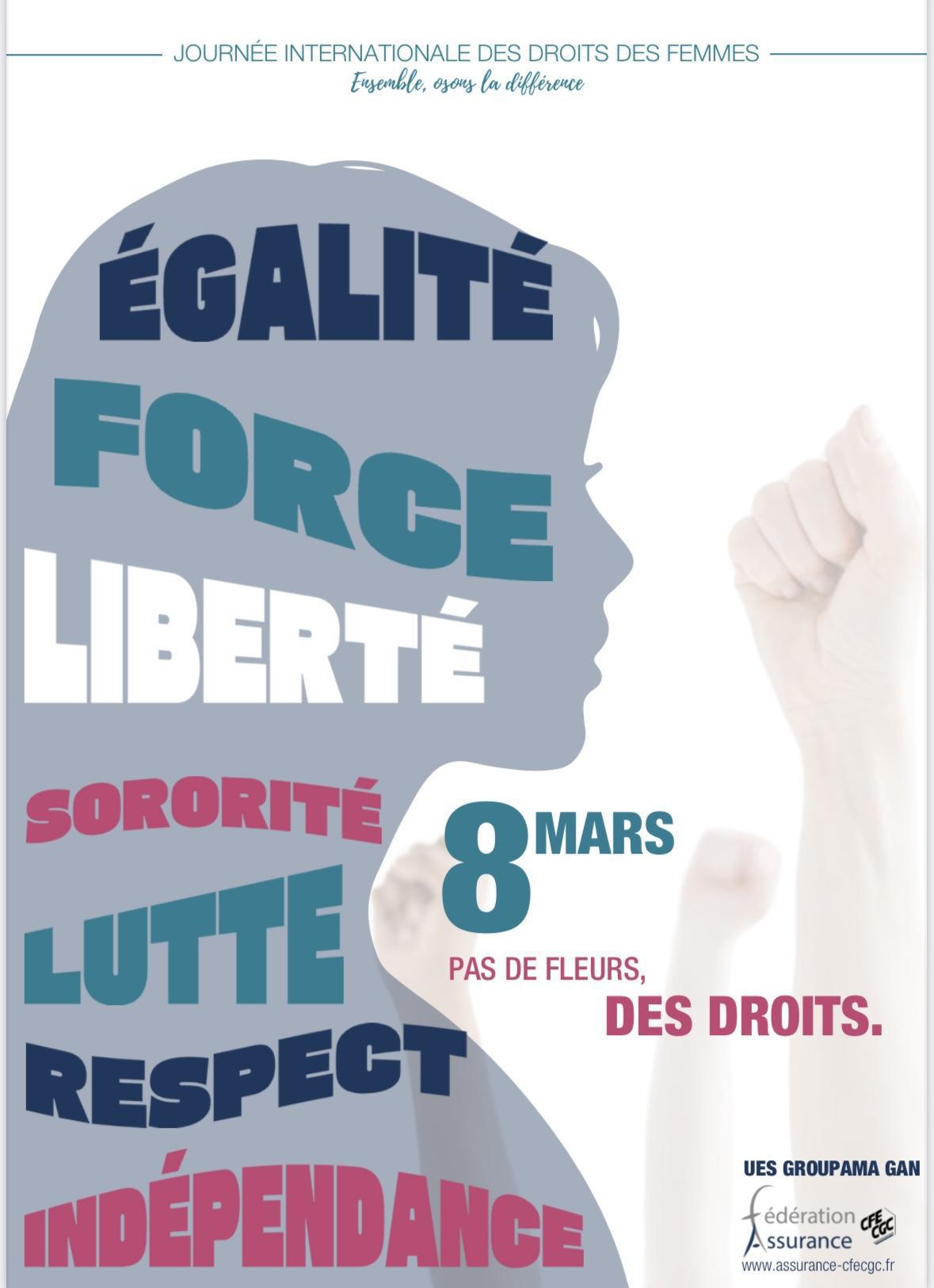 CFE-CGC : le 8 mars et pas que... CFE-CGC : le 8 mars et pas que...