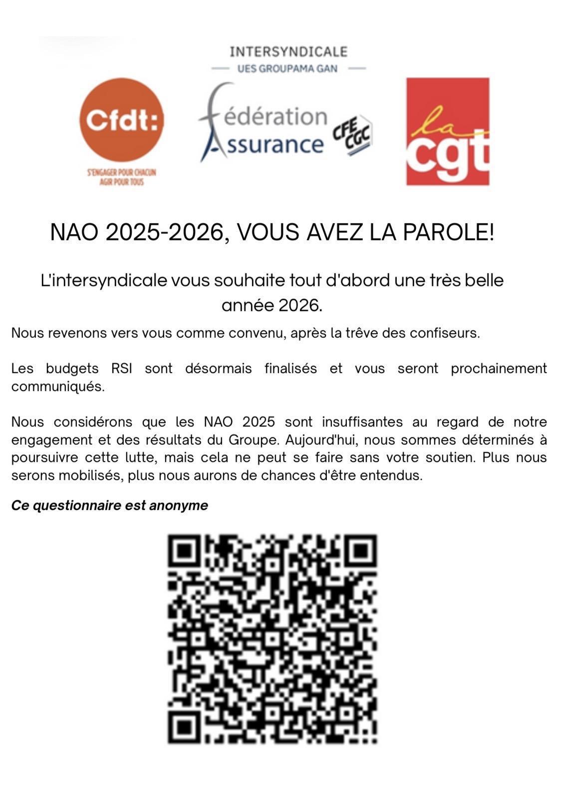 NAO 2025-2026, vous avez la parole !!!