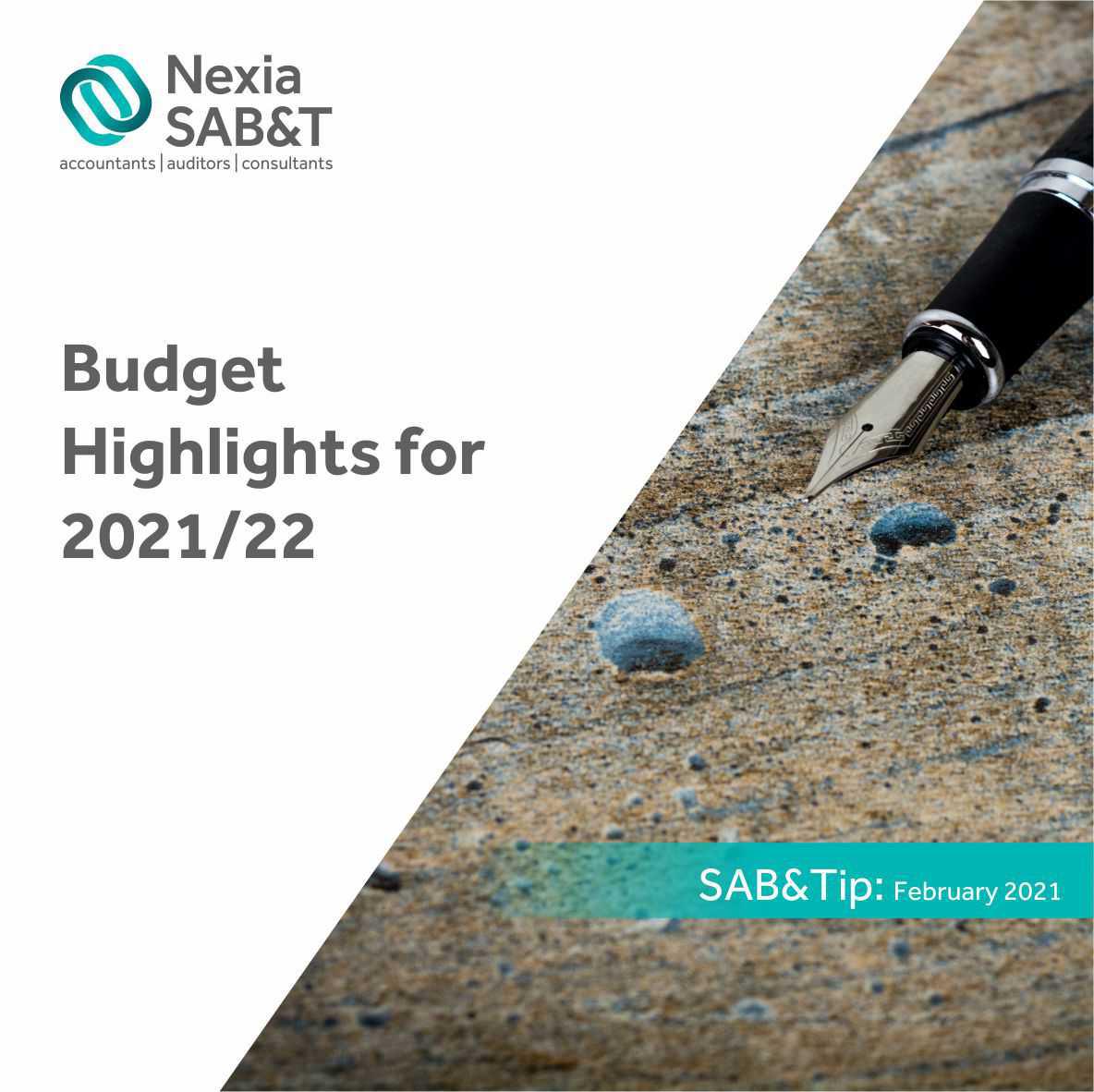 Budget Highlights for 2021/22 