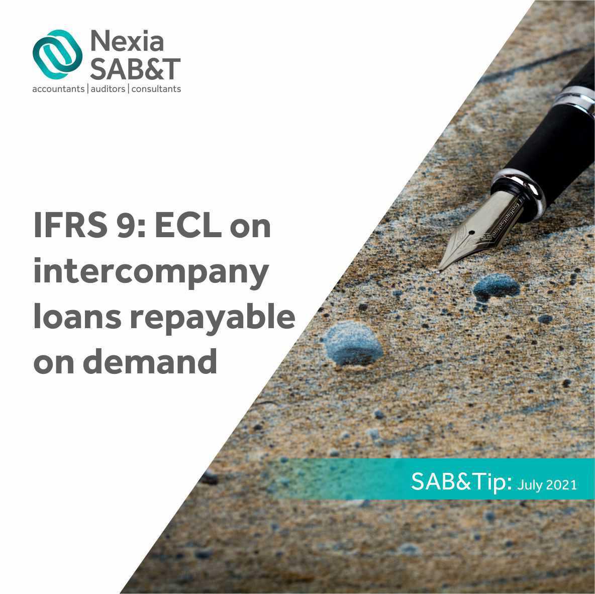 IFRS 9: ECL on intercompany loans repayable on demand IFRS 9: ECL on intercompany loans repayable on demand