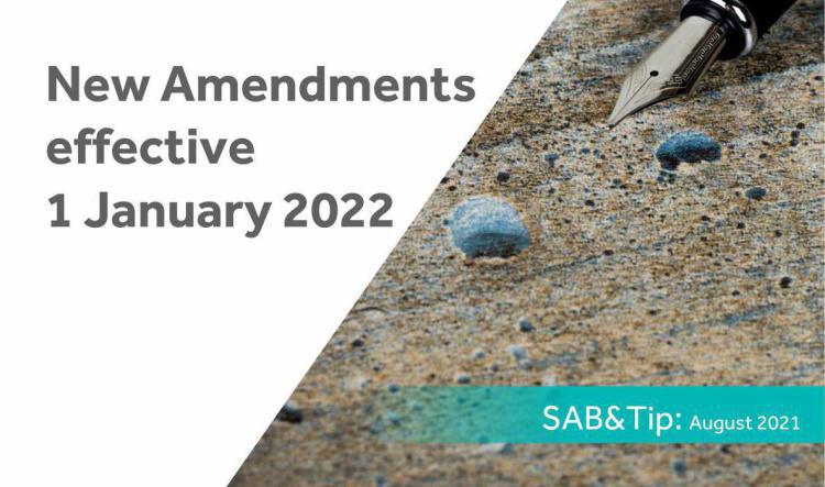 New Amendments effective 1 January 2022