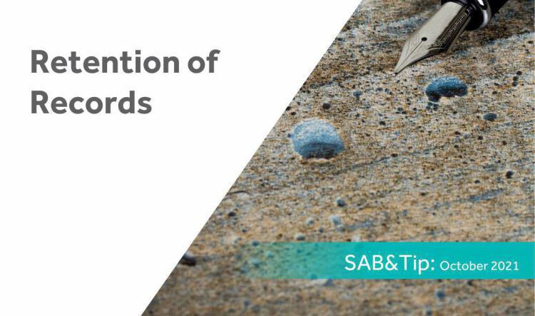 Retention of Records