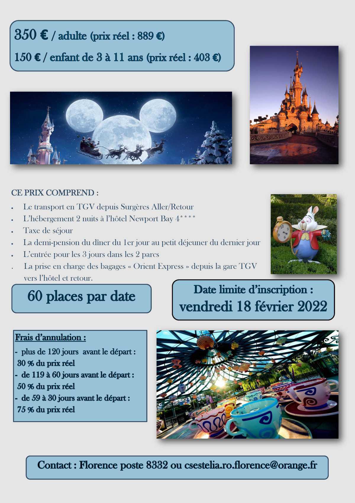 Week-end Disney - décembre 2022