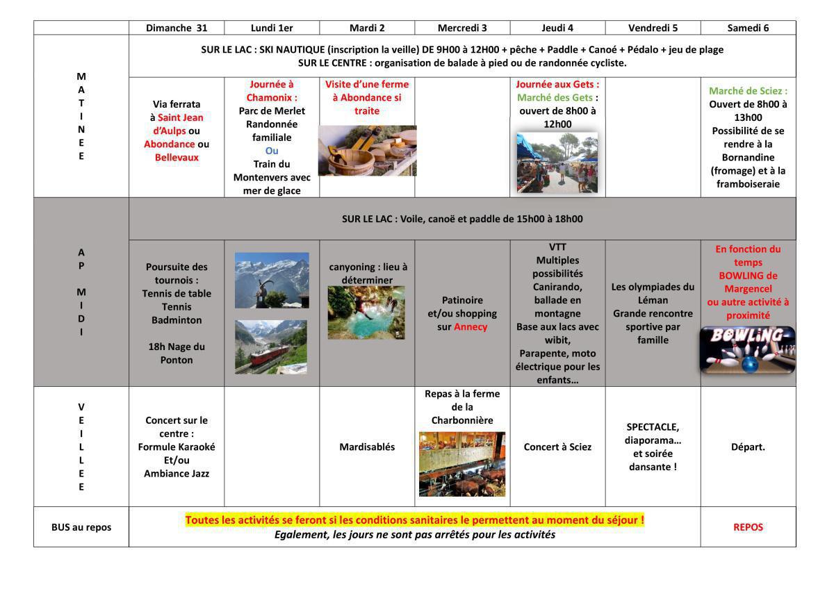 Centre de Vacances familiales d'Excenevex
