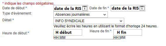Réunions d'Informations aux Salariés