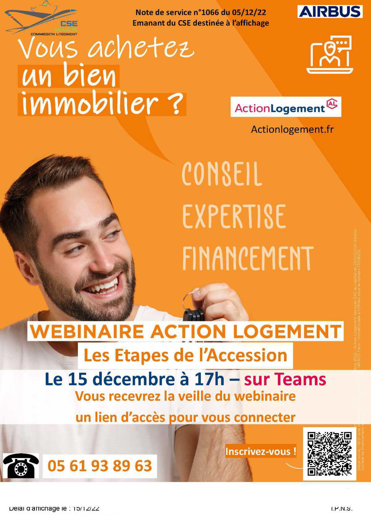 Wébinaire Action Logement Accession le 15/12