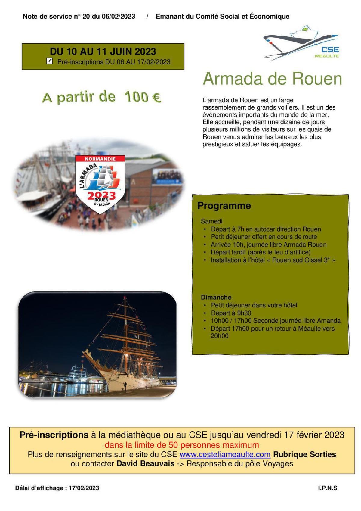 Armada de Rouen du 10 au 11 juin