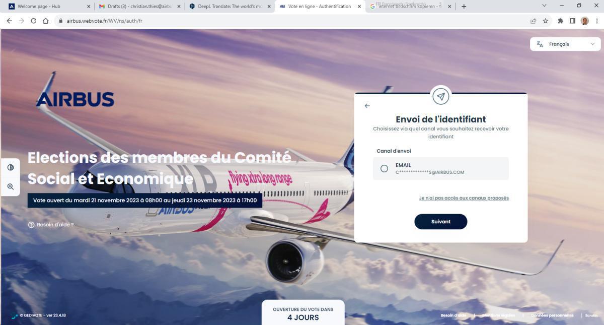 Je n'ai pas reçu mes identifiants par courrier Je n'ai pas reçu mes identifiants par courrier