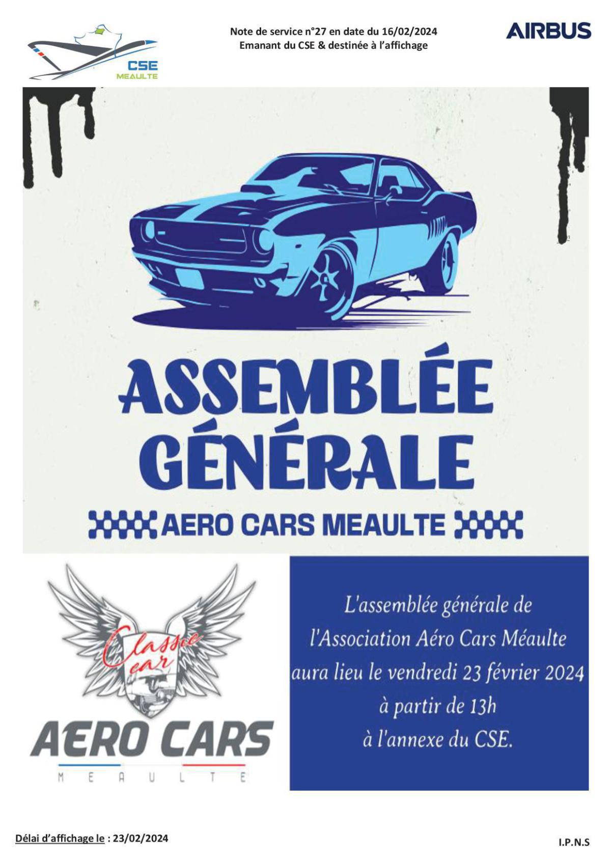 AG Aero Cars 23 février