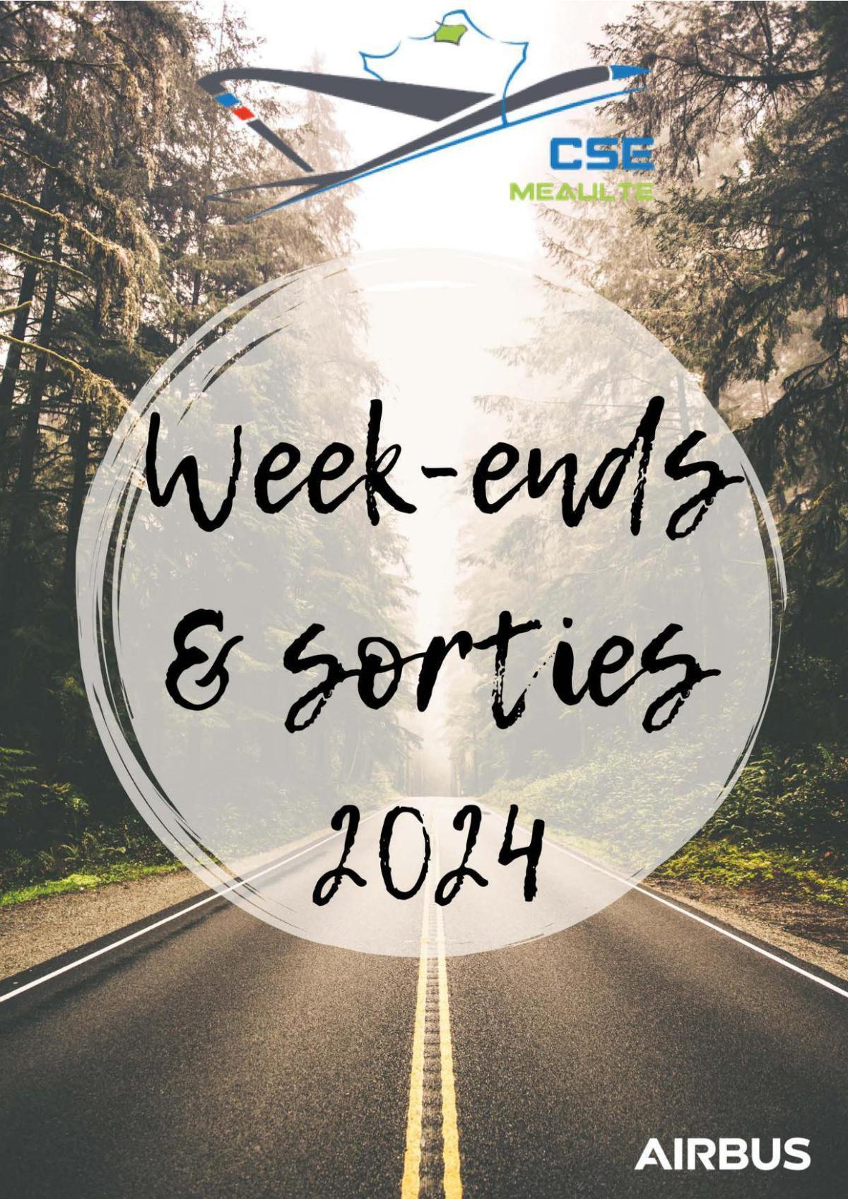 Catalogue Week-end et sorties 2024 Catalogue Week-end et sorties 2024